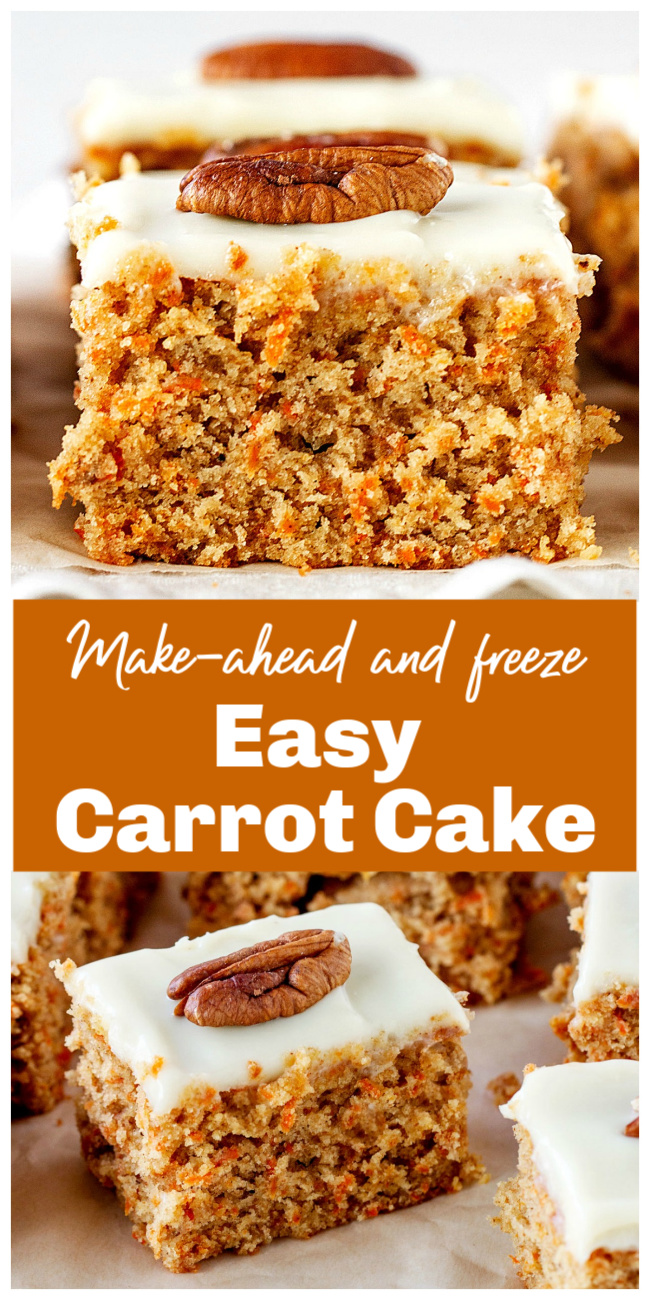 Best Ginger Carrot Cake (cream cheese frosting) - Vintage Kitchen Notes