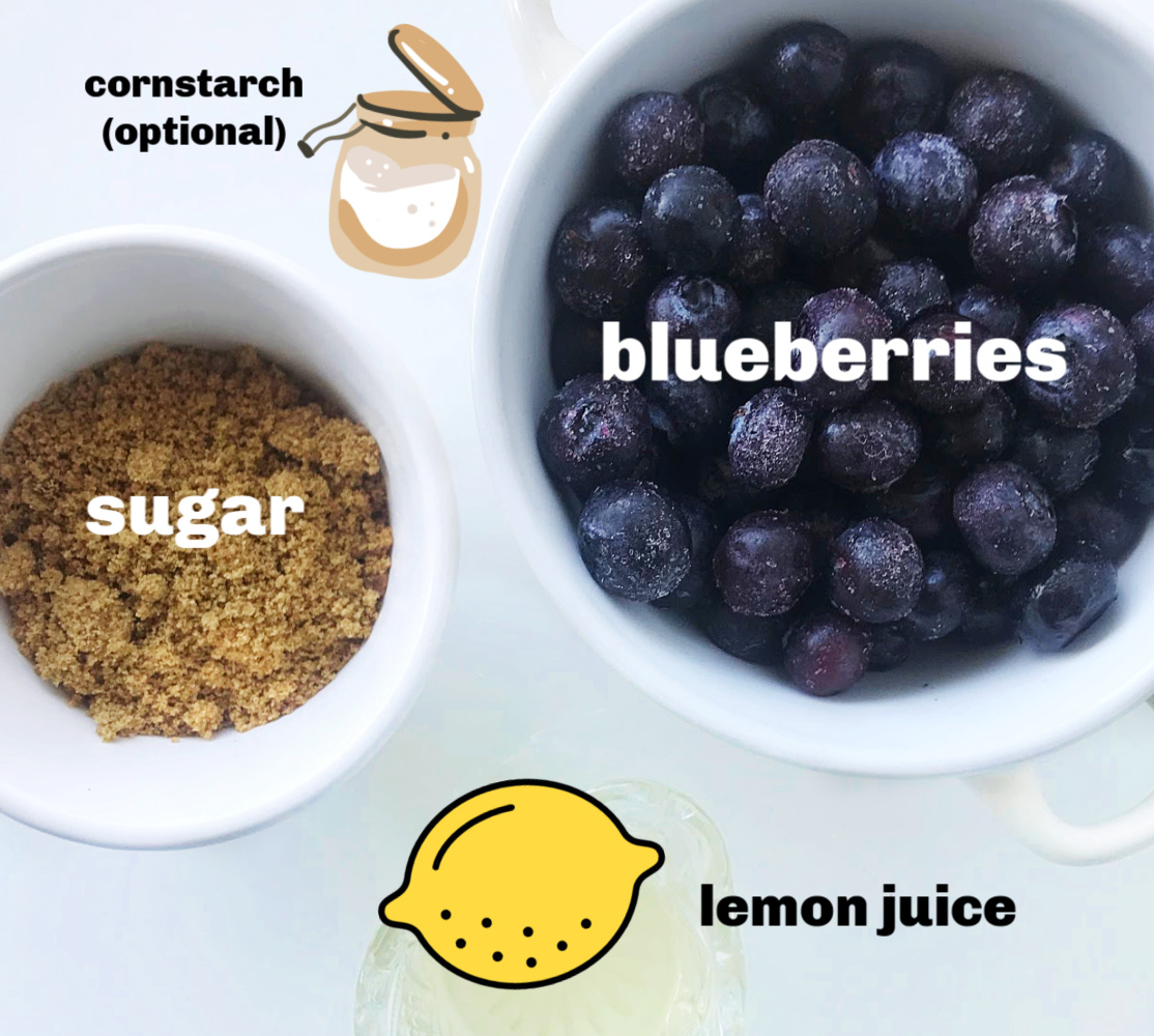 Basic Blueberry Sauce Only 4 Ingredients Vintage Kitchen