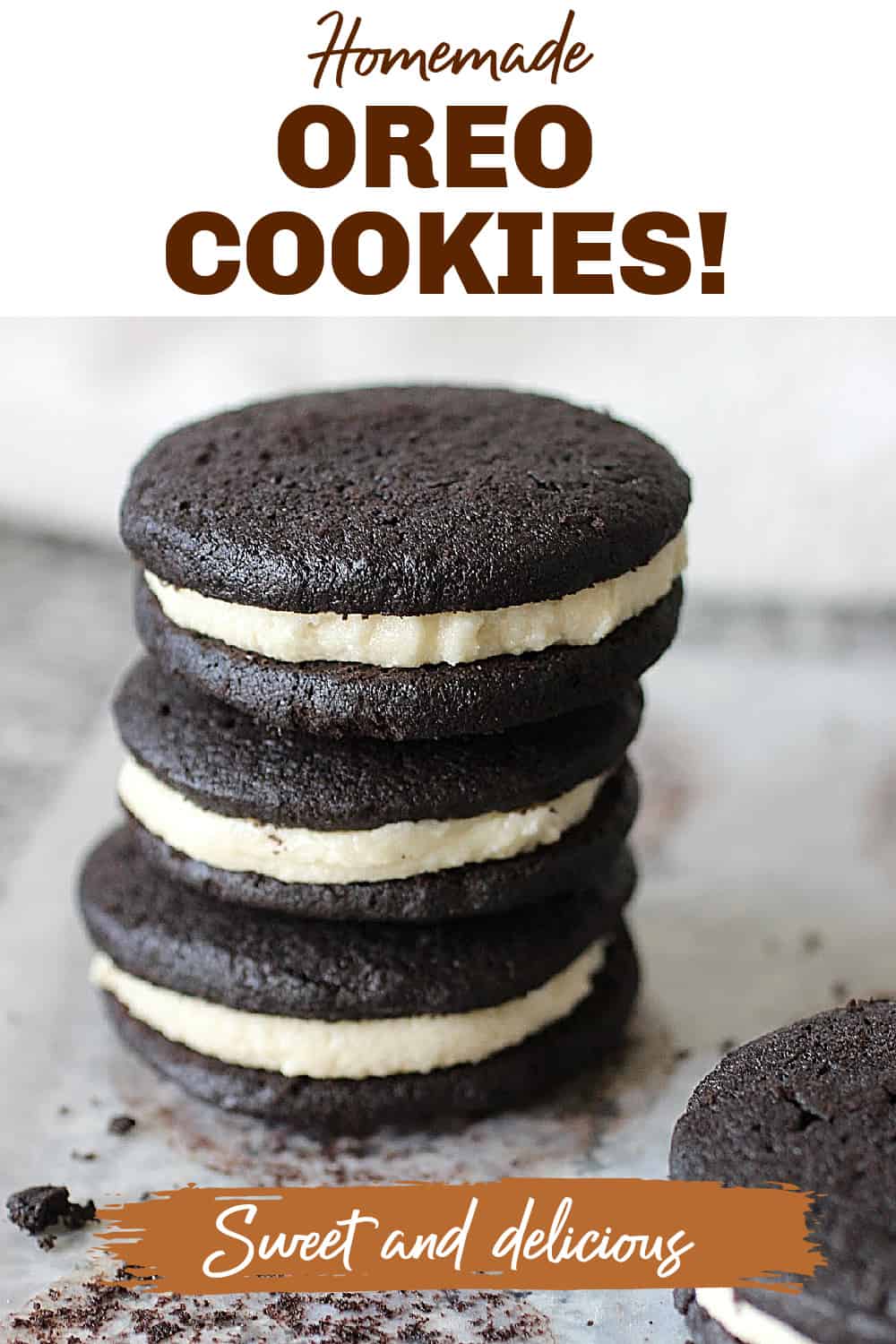 Homemade Oreo Cookies - Vintage Kitchen Notes