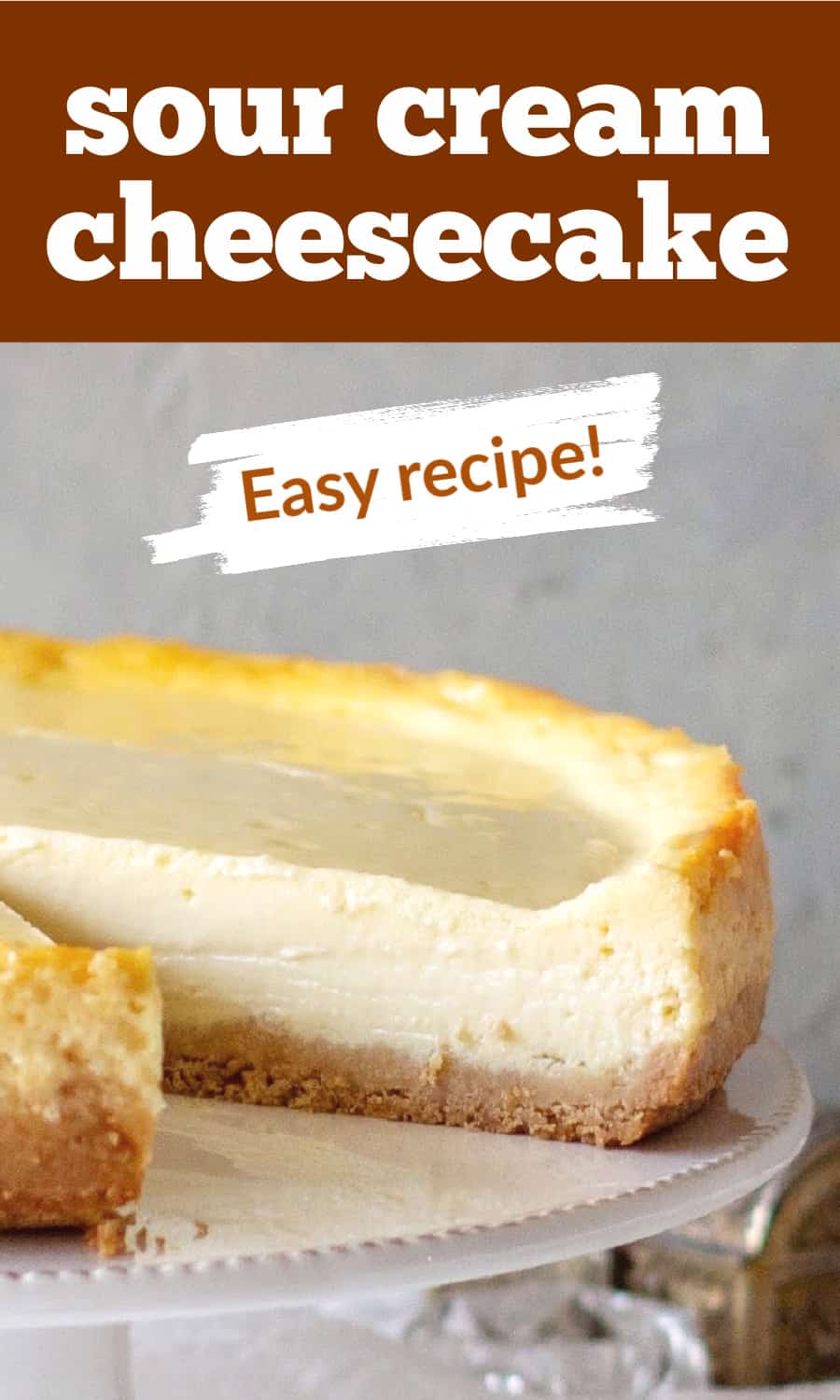 Best Sour Cream Cheesecake Easy Recipe Vintage Kitchen Notes 1855