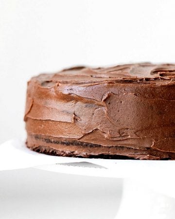 Double Chocolate Layer Cake - Vintage Kitchen Notes