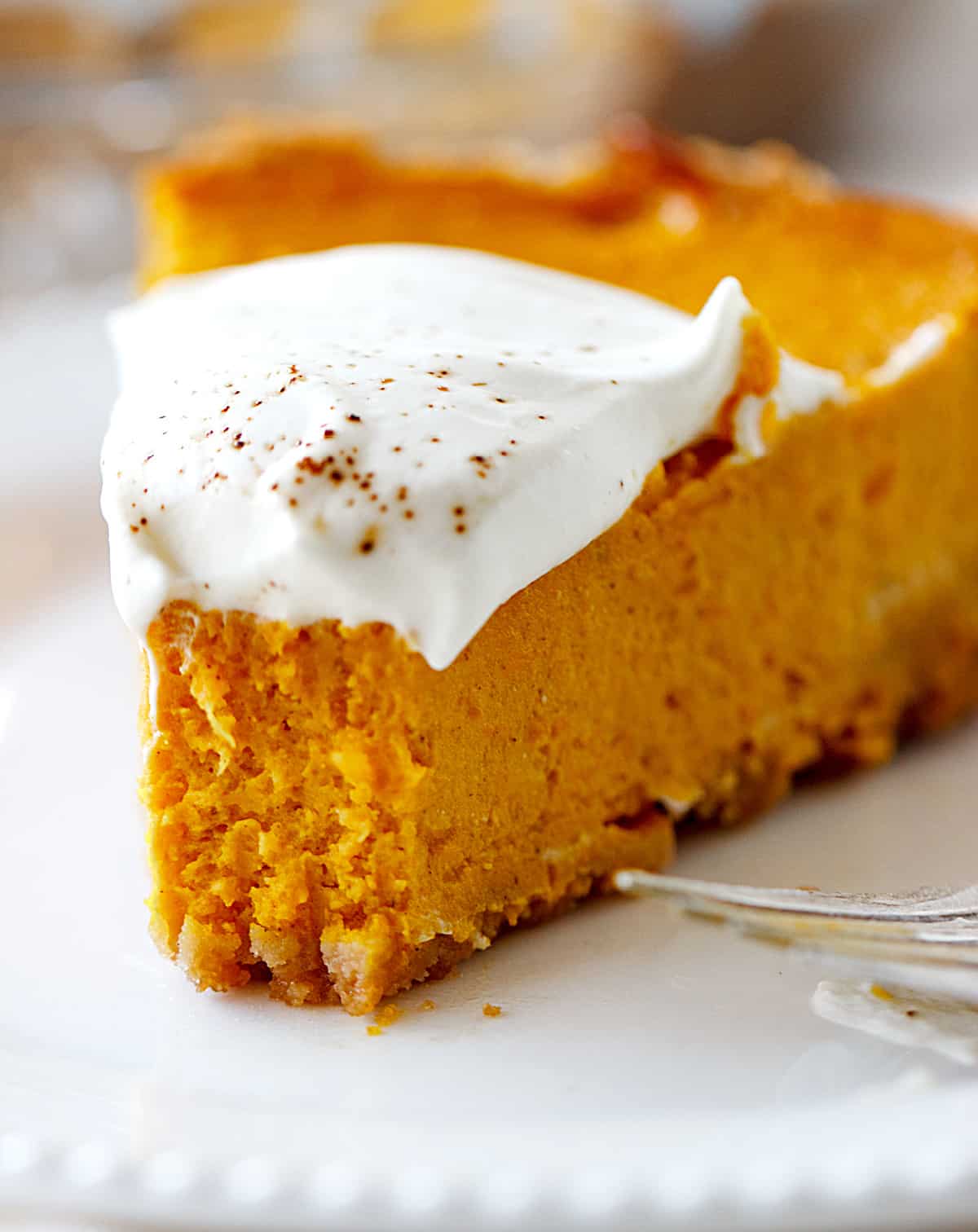 Pumpkin Pie With Graham Cracker Crust Vintage Kitchen