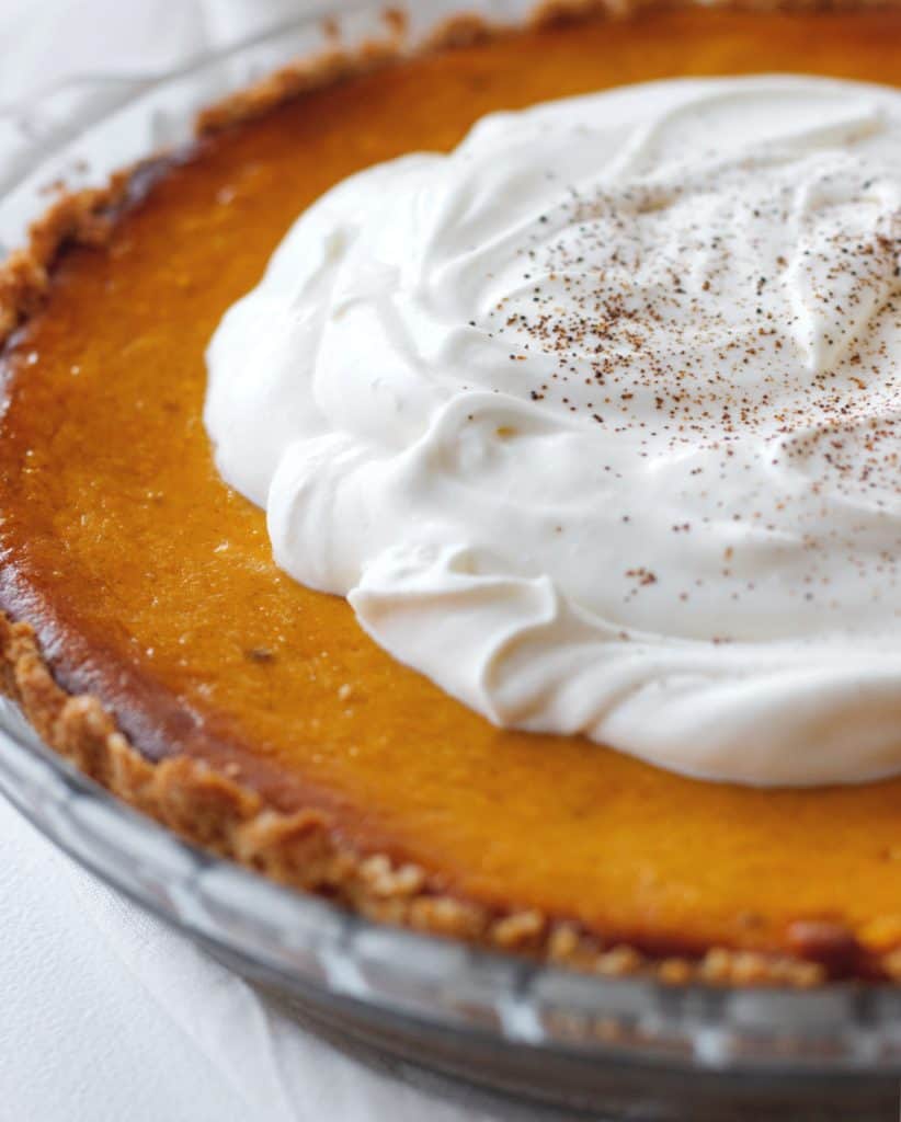 Easy Pumpkin Pie (with graham cracker crust) Vintage Kitchen Notes