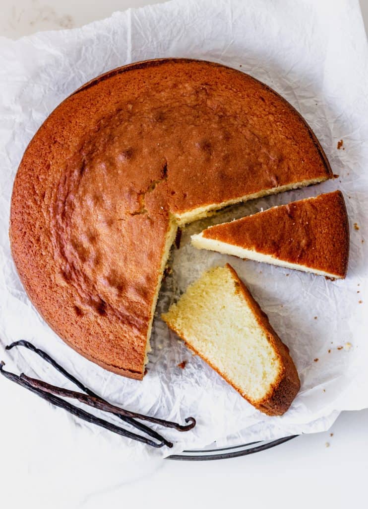 Vanilla Butter Cake - Vintage Kitchen Notes