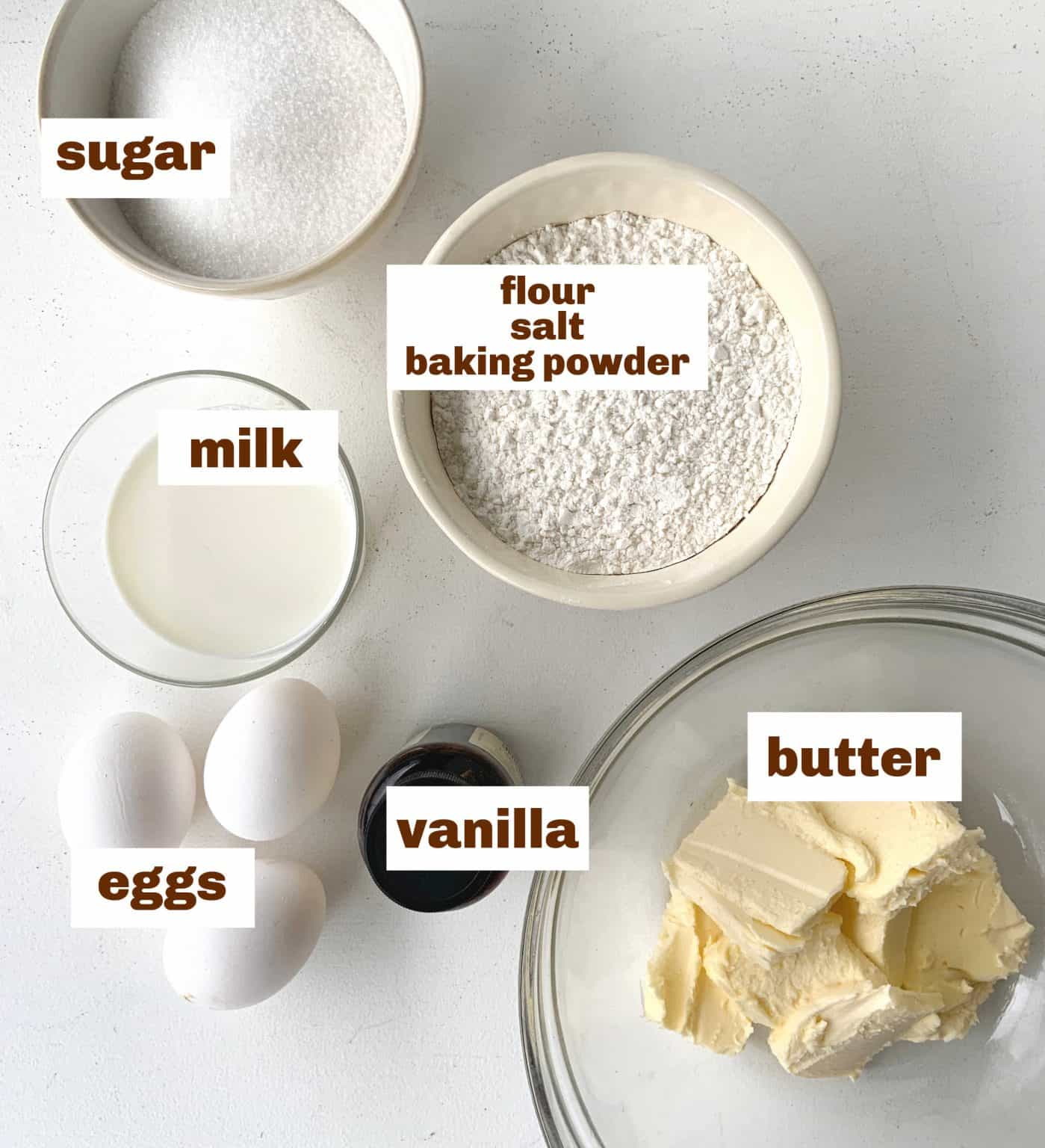 Easy Basic Vanilla Butter Cake - Vintage Kitchen Notes