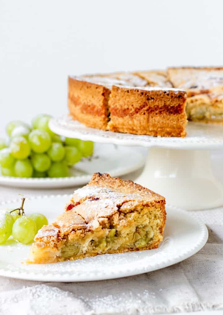 Roasted Grape Cake - Vintage Kitchen Notes