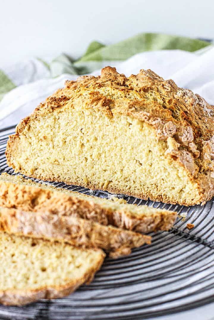 Irish Soda Bread (4 ingredients, no knead) - Vintage Kitchen Notes