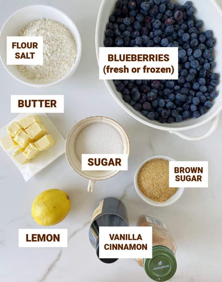 Blueberry Crumble Vintage Kitchen Notes