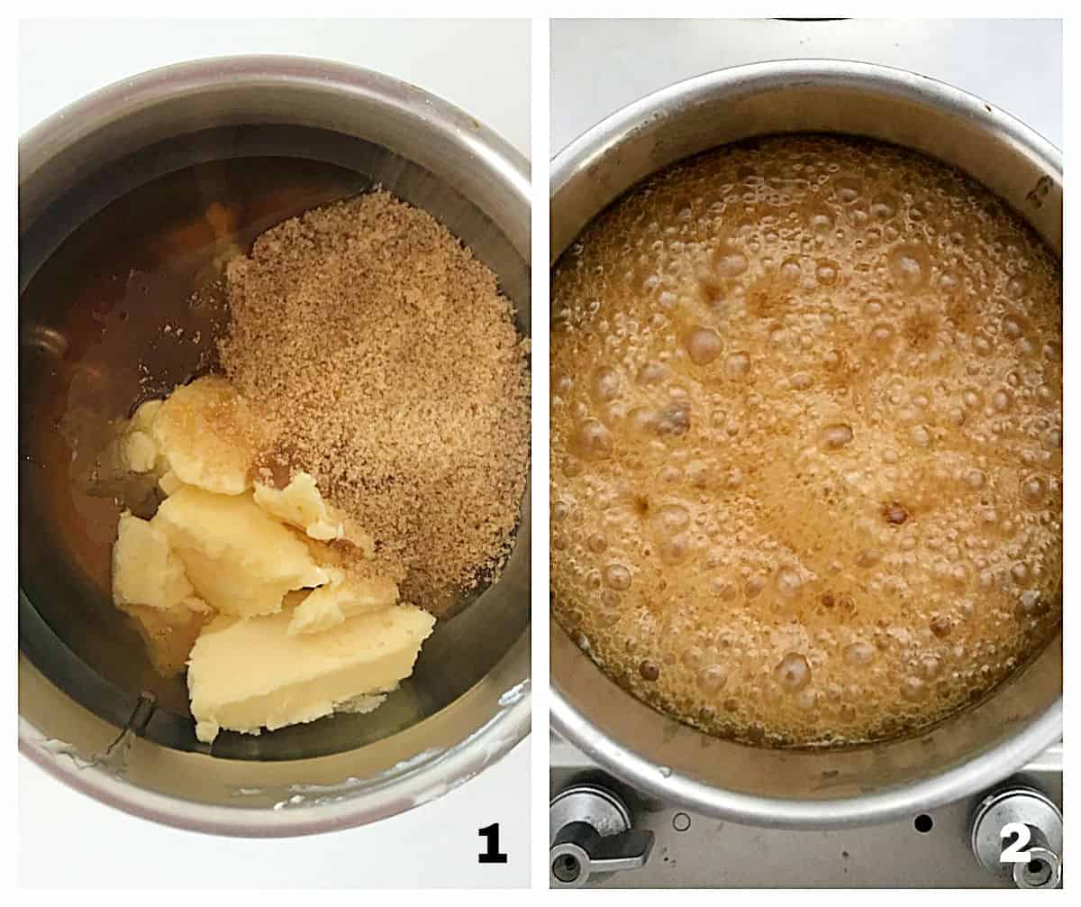 Honey Walnut Squares Vintage Kitchen