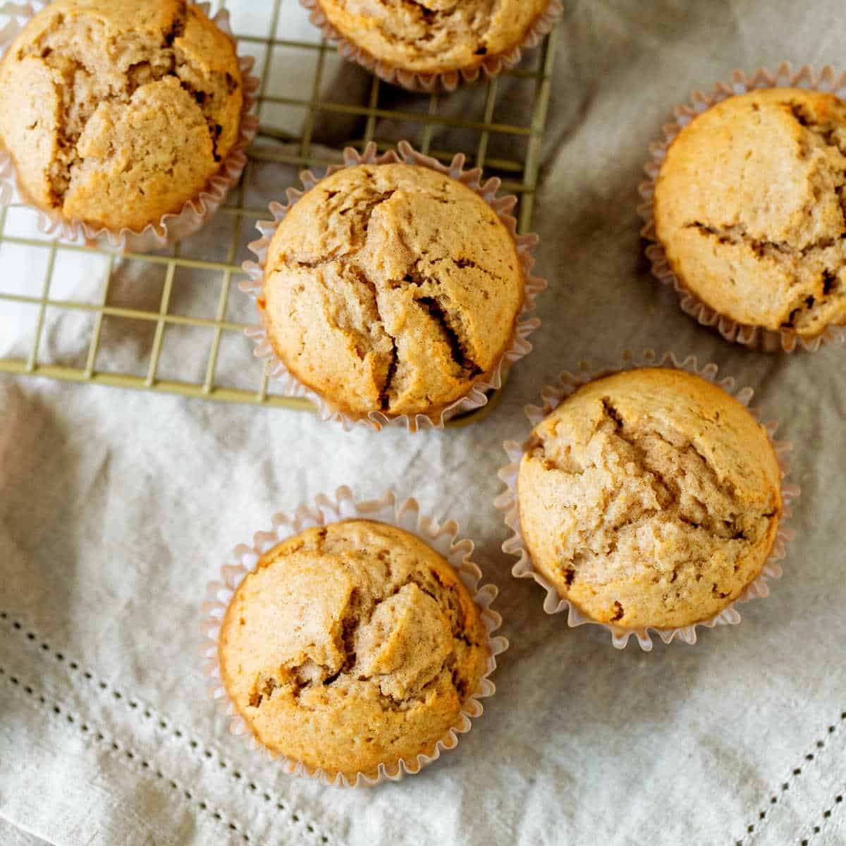 Cinnamon Applesauce Muffins-image