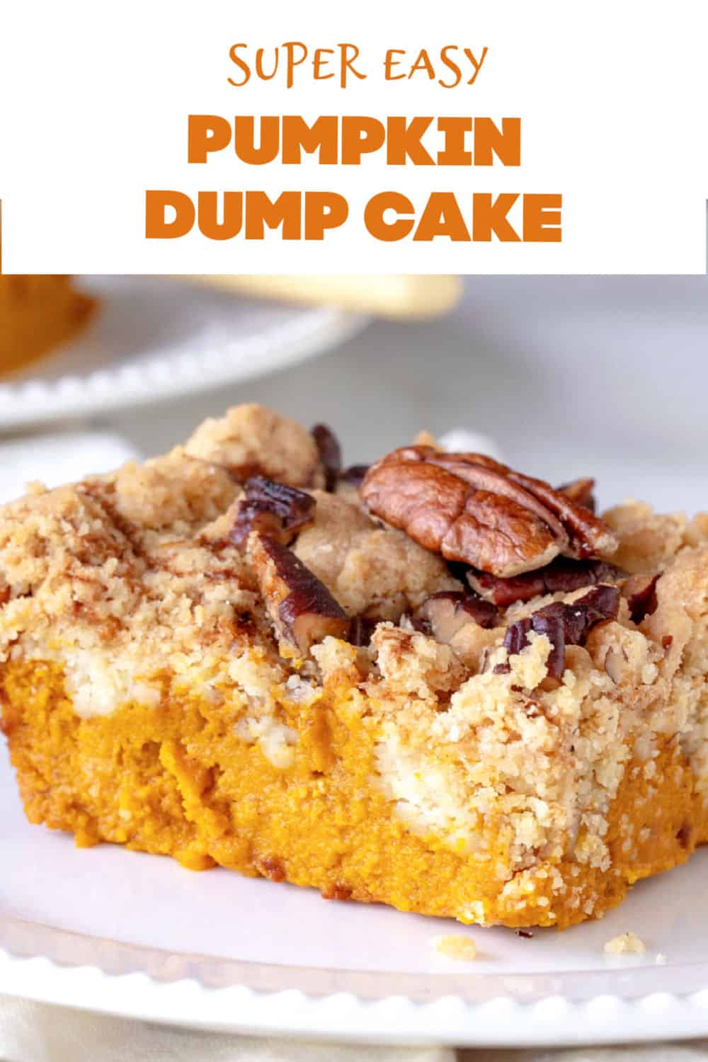 Pumpkin Dump Cake (from scratch or with canned filling) - Vintage ...