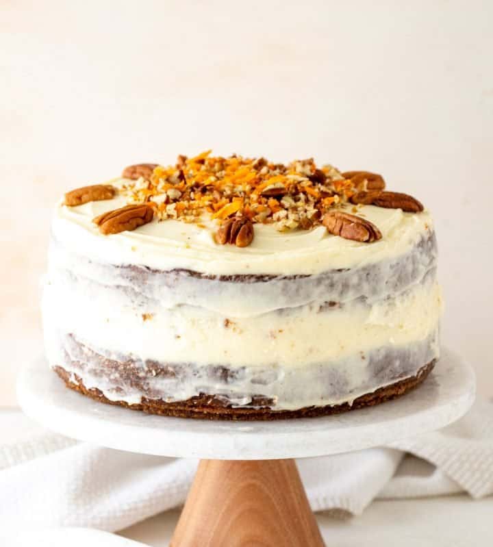 Super Moist Carrot Cake - Vintage Kitchen Notes