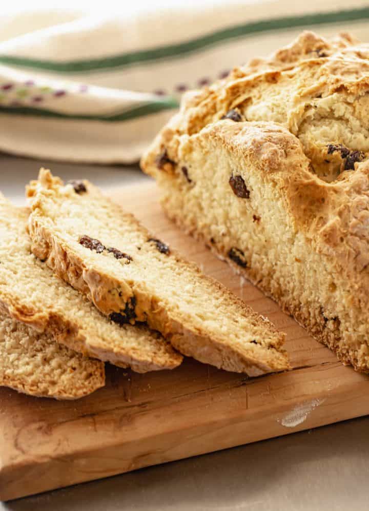 Irish Soda Bread with Raisins (no yeast, no knead) - Vintage Kitchen Notes