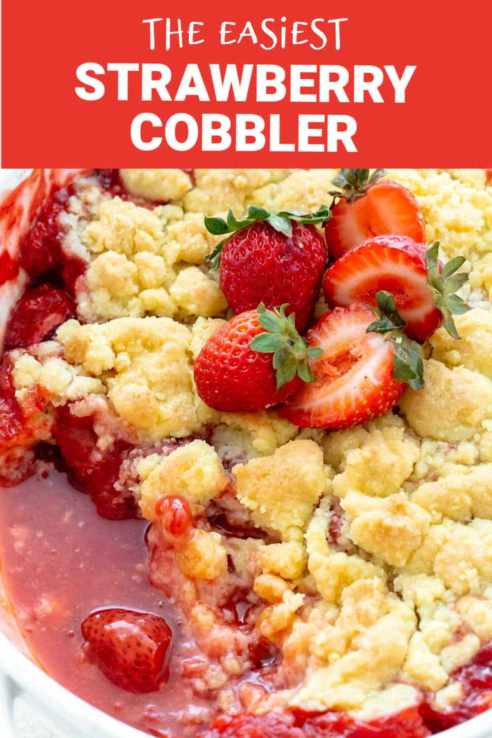 Strawberry Dump Cake - Vintage Kitchen Notes