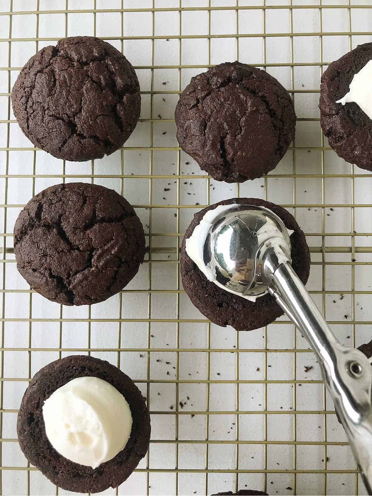 Frighteningly Good Monster Chocolate Whoopie Pies