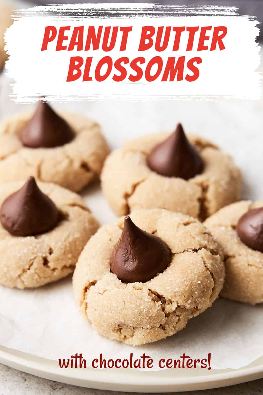 Peanut Butter Blossom Cookies - Vintage Kitchen Notes