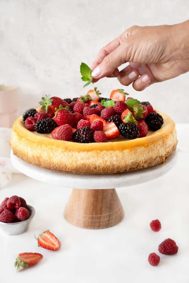 Ricotta Cheesecake - Vintage Kitchen Notes