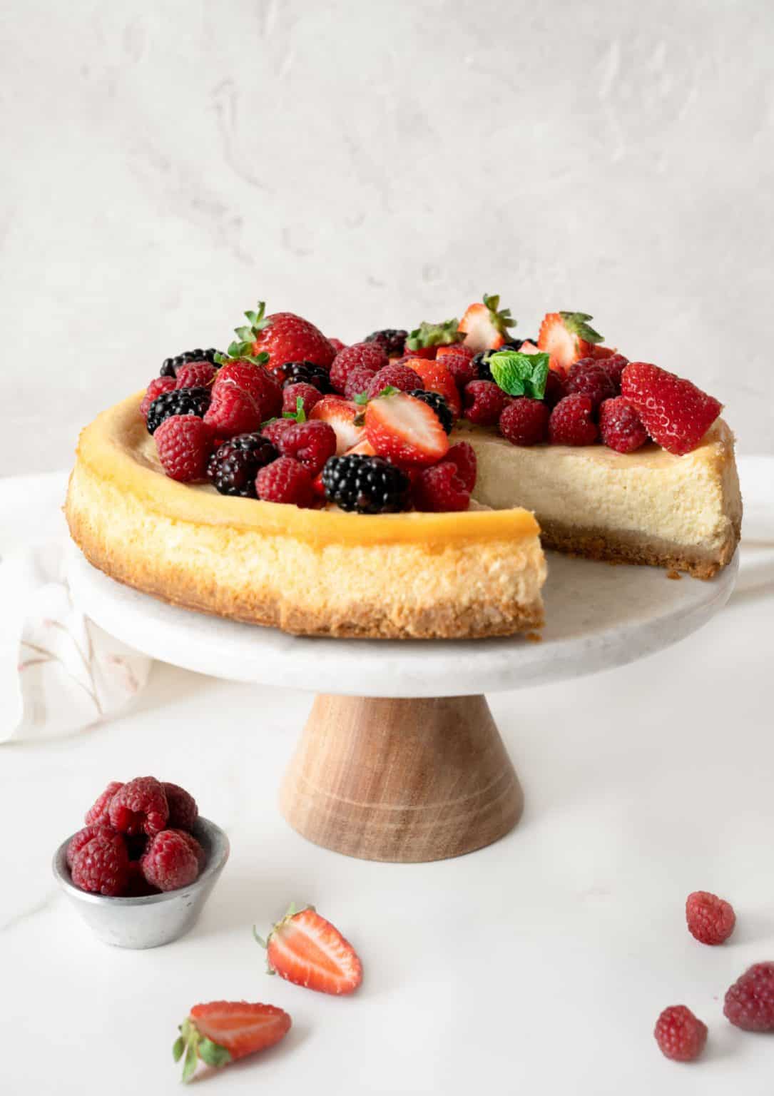 Ricotta Cheesecake - Vintage Kitchen Notes