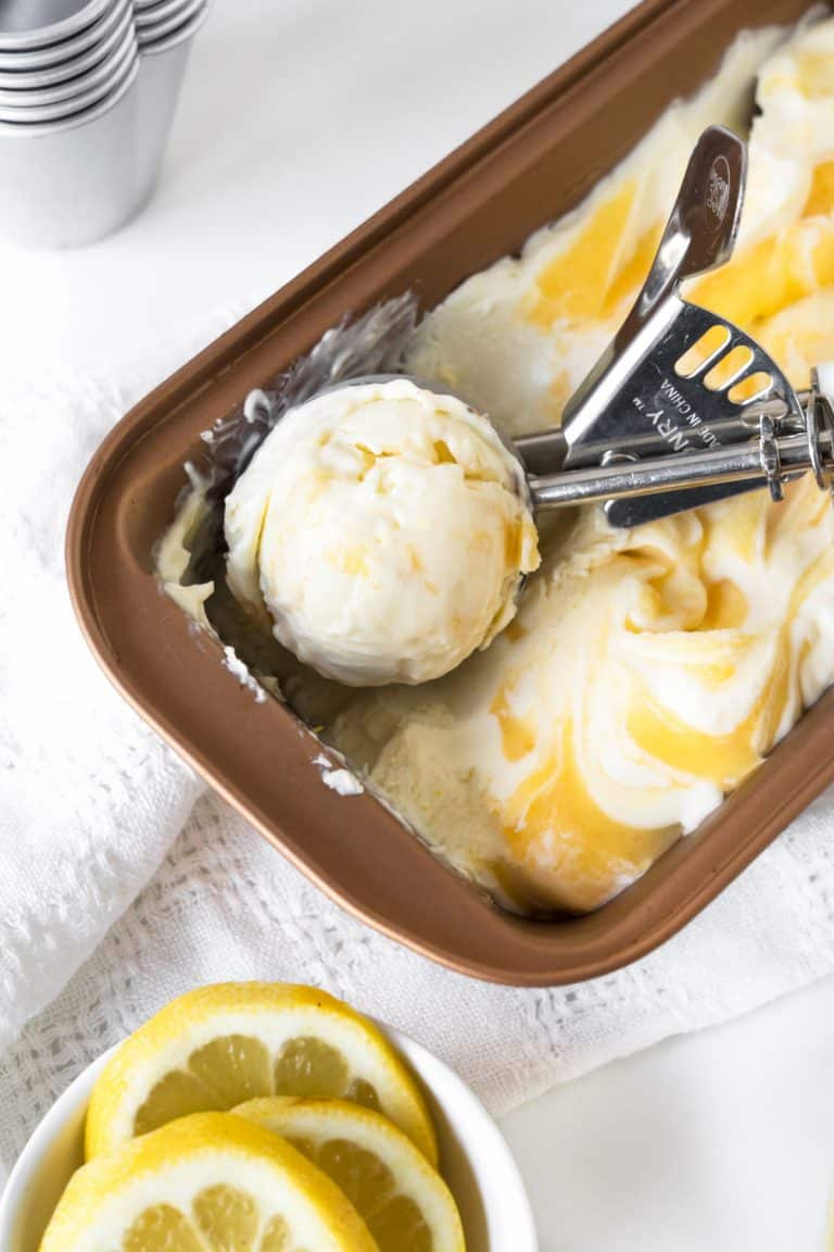 Lemon Ice Cream (nochurn recipe) Vintage Kitchen Notes