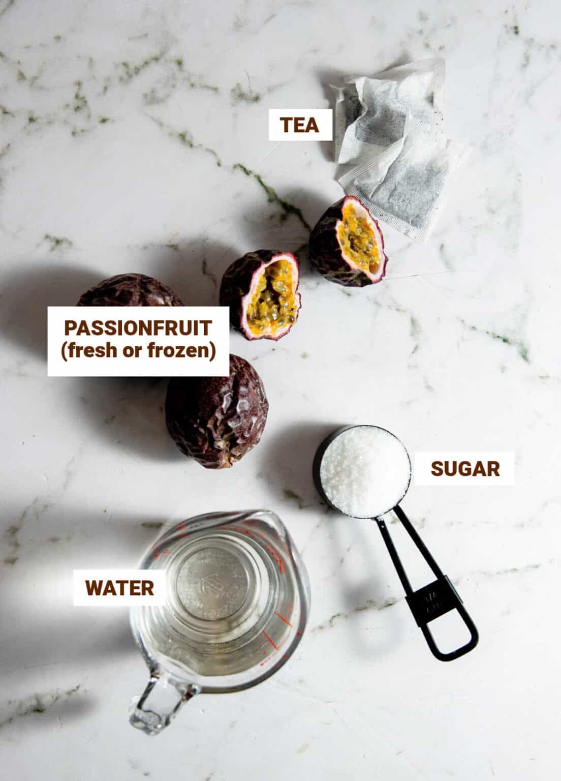 Passionfruit Tea (easy Iced Recipe) - Vintage Kitchen Notes