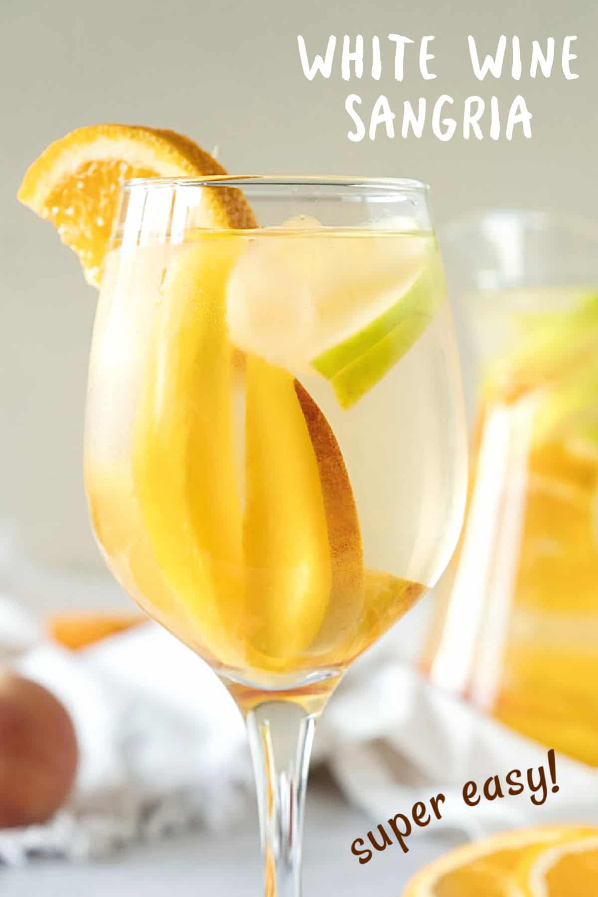 Best White Wine Sangria (easy fruit cocktail) Vintage Kitchen Notes