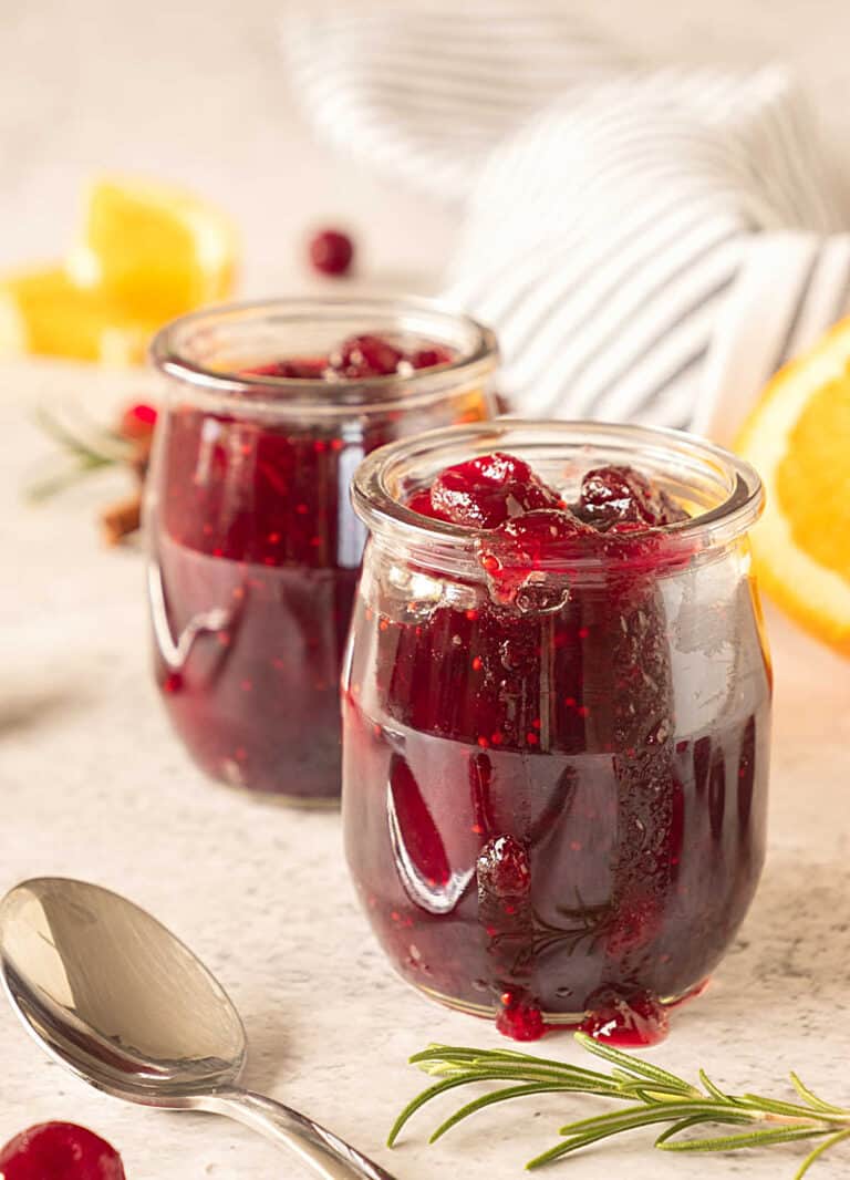 Homemade Cranberry Sauce (with orange juice) - Vintage Kitchen Notes