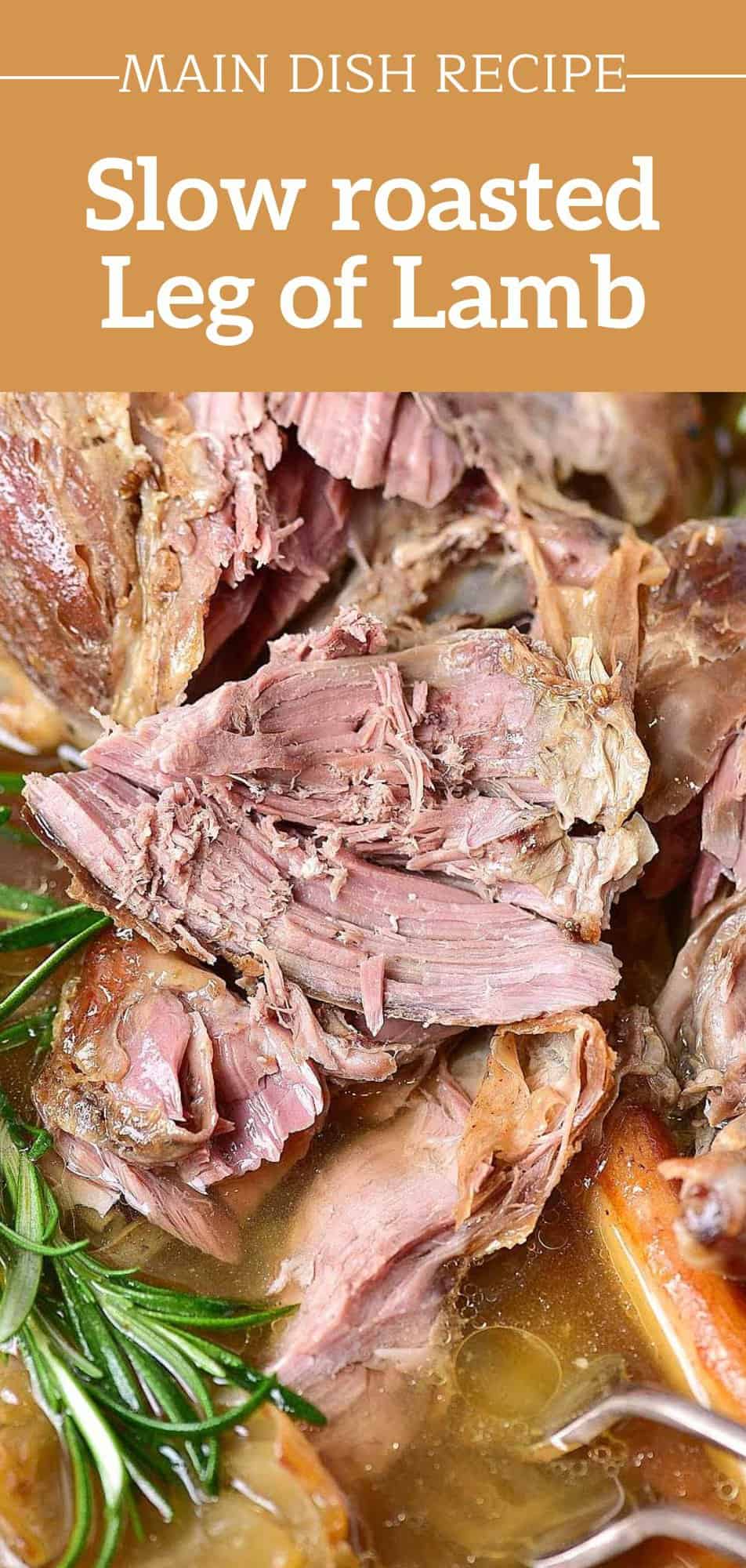 Slow Roasted Leg of Lamb (with gravy) - Vintage Kitchen Notes