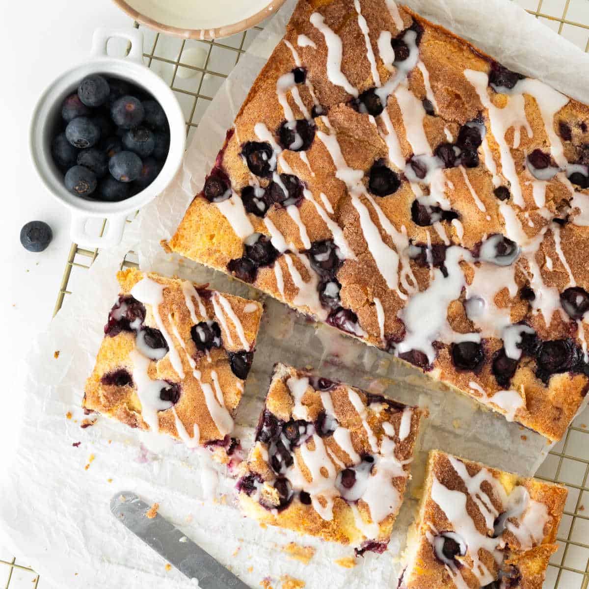 Glazed Blueberry Coffee Cake-image