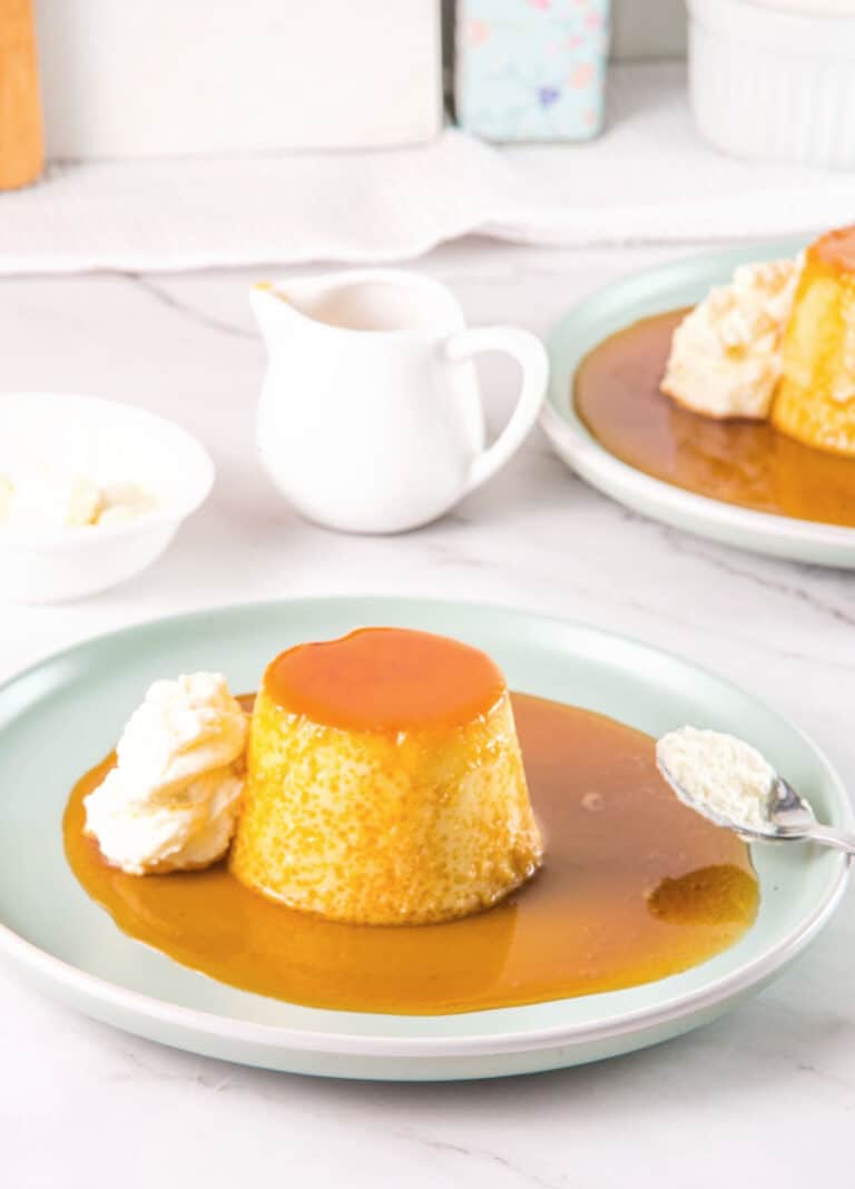 Mini Flan Recipe (with condensed milk) - Vintage Kitchen Notes