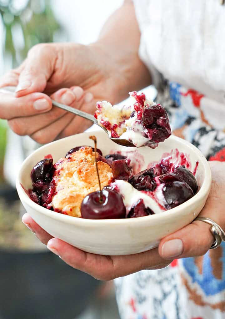 Easy Cherry Cobbler Recipe Vintage Kitchen Notes