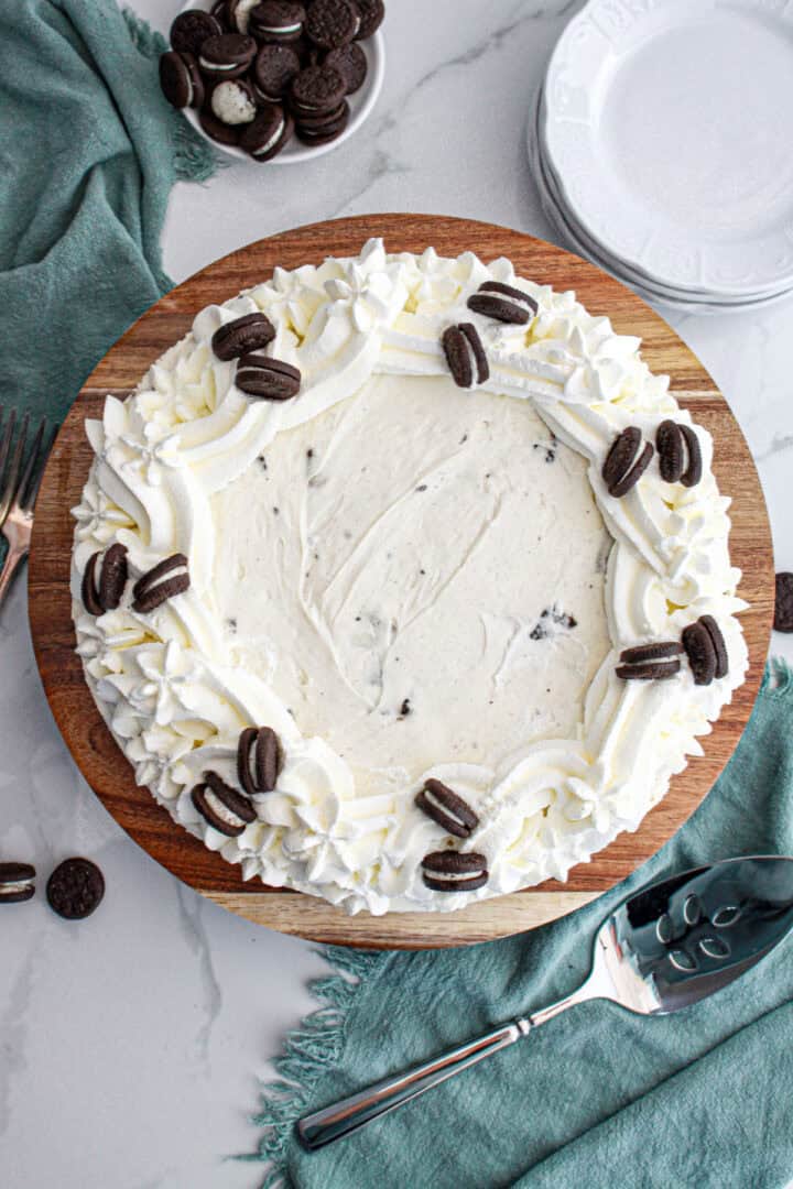 No Bake Oreo Cheesecake - Vintage Kitchen Notes