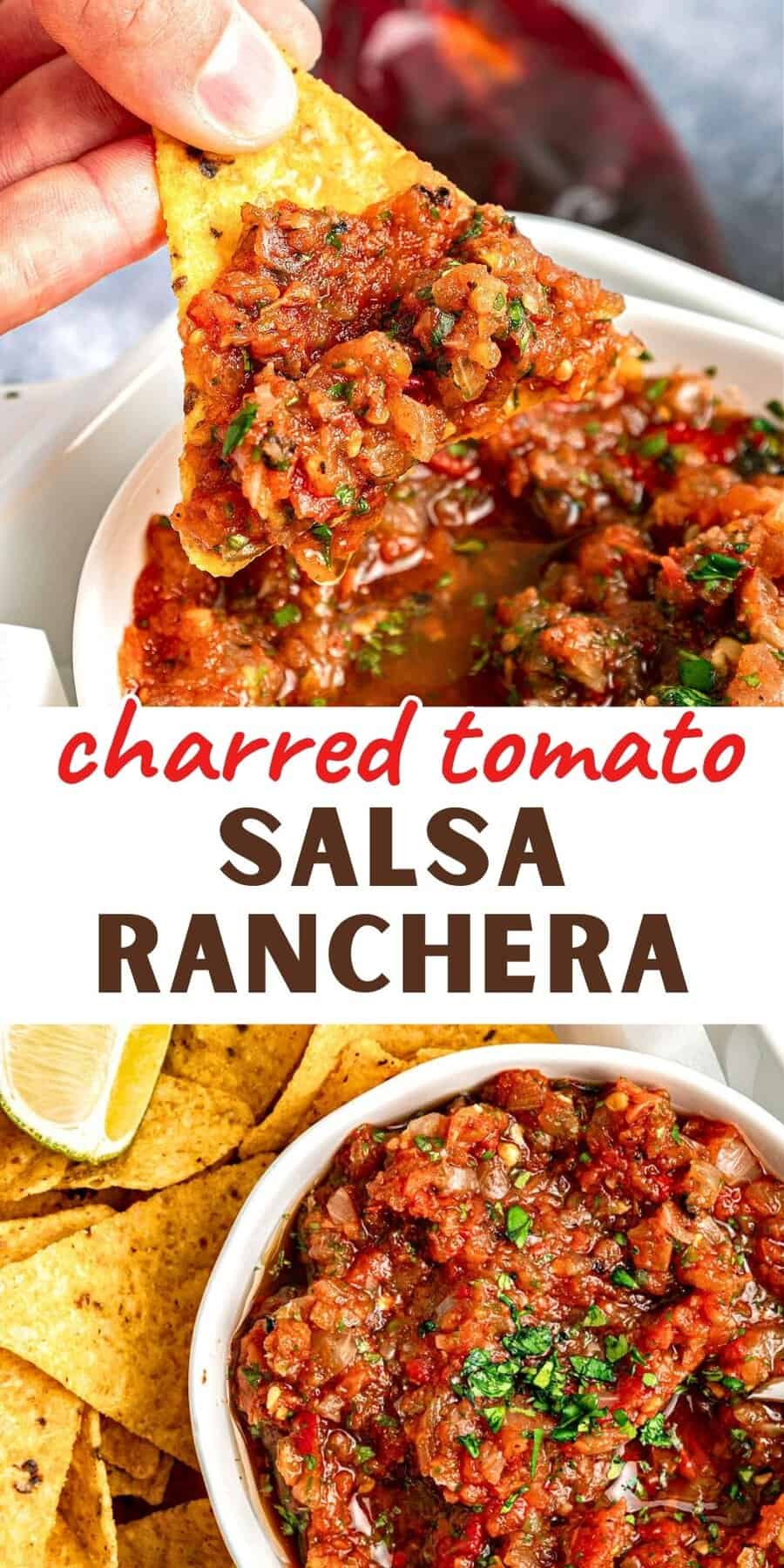 Salsa Ranchera (charred tomato dip) - Vintage Kitchen Notes